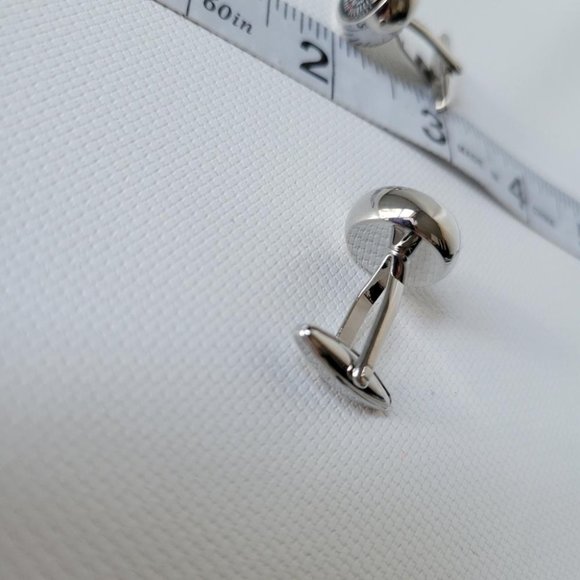 French Shirt Real Working Compass Cuff Links - Picture 8 of 8